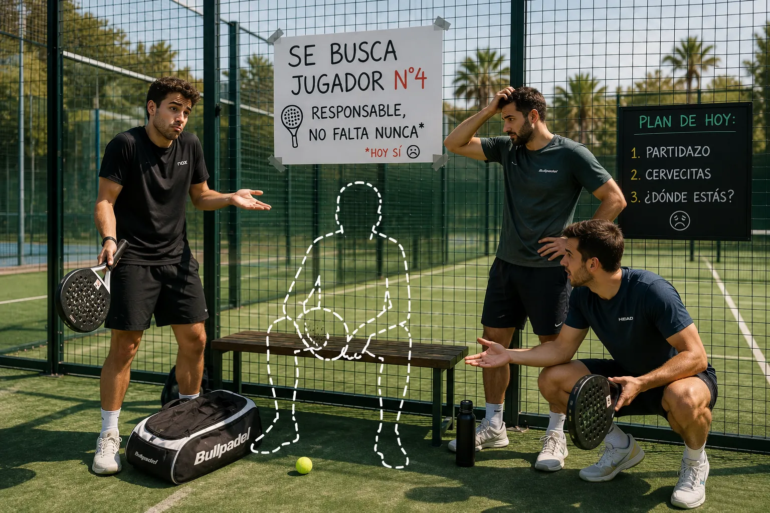 Partido de pádel en El Petisú Gran Plaza